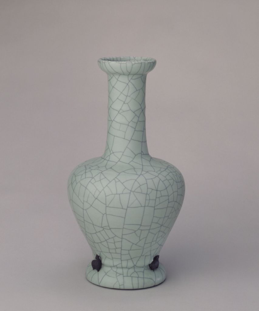 图片[1]-Imitation glaze plastic stick sanyang bottle-China Archive